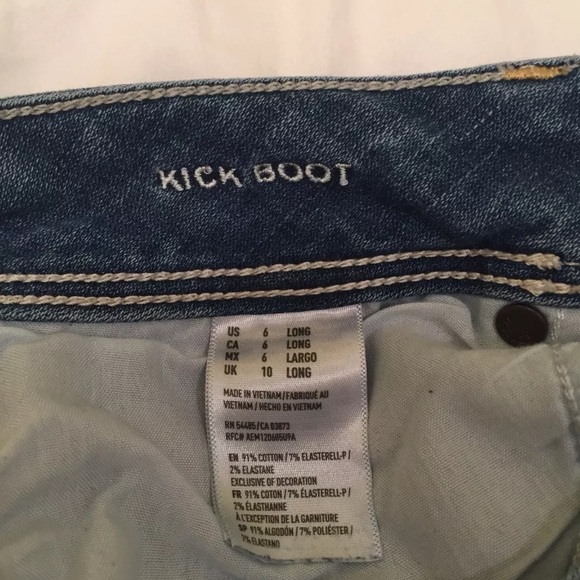 American Eagle Super Stretch Jeans Size 26 - Picture 3 of 6